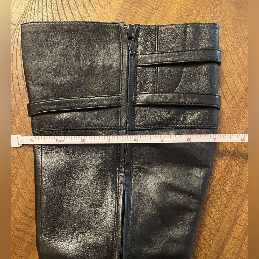 Lauren Ralph Lauren Jayde kidskin leather tall heeled boots. Size 9B GUC - Picture 15 of 16